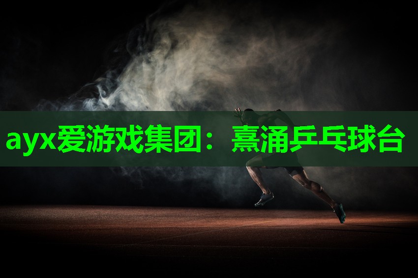 ayx爱游戏集团：熹涌乒乓球台