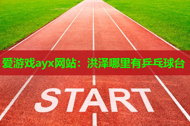 爱游戏ayx网站：洪泽哪里有乒乓球台