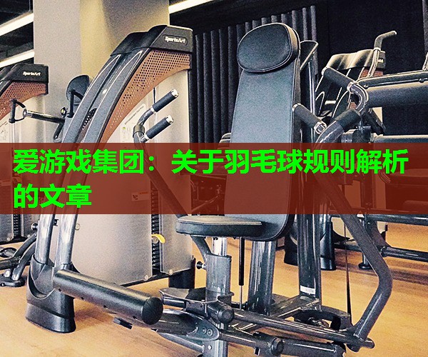 爱游戏集团：关于羽毛球规则解析的文章
