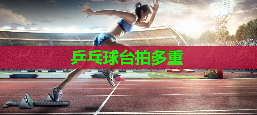 乒乓球台拍多重